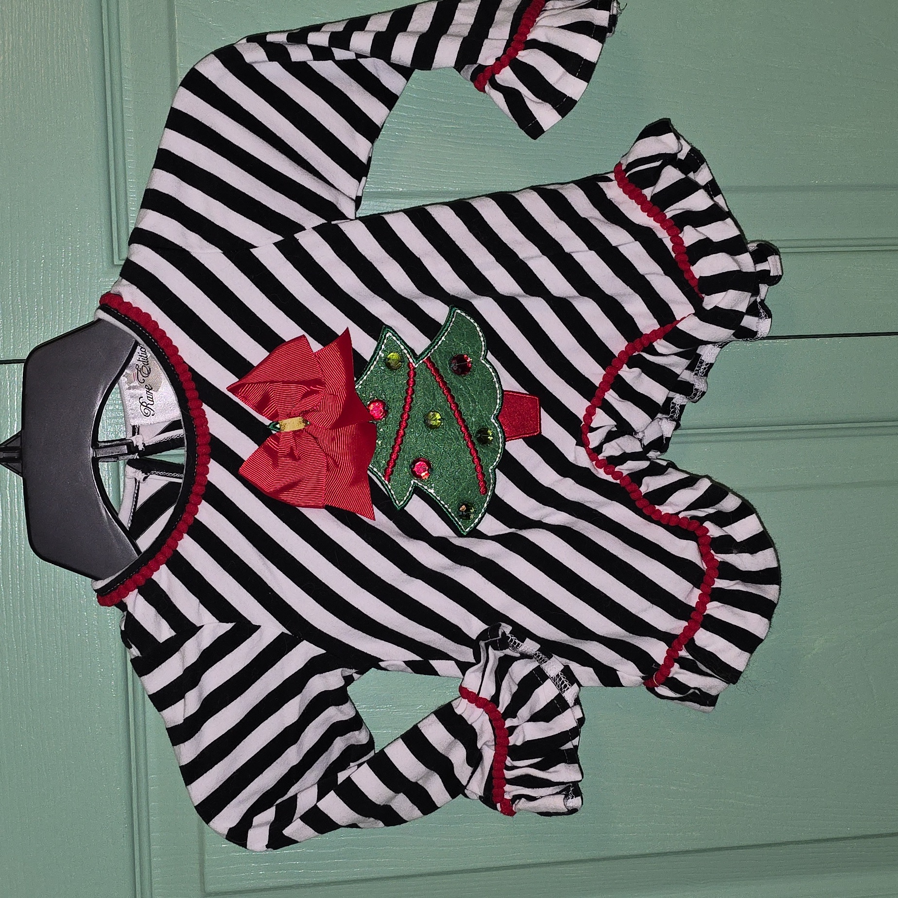 Rare Editions Christmas Top. (Size 24 Mo.) Euc Adorable